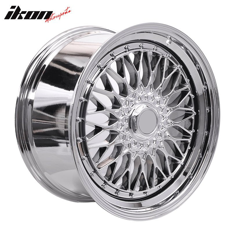 (4) 19X9.5 +40 5X114.3 / 5X120 Step Lip Deep Dish Mesh Wheels Rims