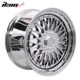 (4) 19X9.5 +40 5X114.3 / 5X120 Step Lip Deep Dish Mesh Wheels Rims