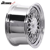 (4) 19X9.5 +40 5X114.3 / 5X120 Step Lip Deep Dish Mesh Wheels Rims