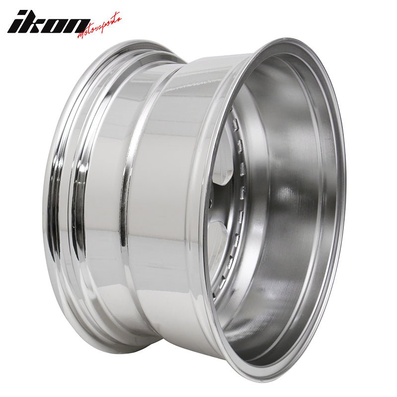 (4) 18X10 +30 5X100 / 5X114.3 Step Lip 5 Spoke Wheels Rims Accessories