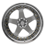 (2) 18X10 +30 5X100 / 5X114.3 Step Lip 5 Spoke Wheels Rim Replacement