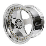 (2) 18X10 +30 5X100 / 5X114.3 Step Lip 5 Spoke Wheels Rim Replacement