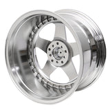 (2) 18X10 +30 5X100 / 5X114.3 Step Lip 5 Spoke Wheels Rim Replacement