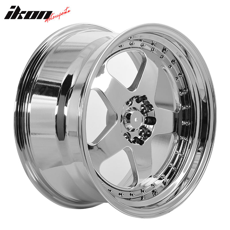 (2) 18X9.0 +30 5X100 / 5X114.3 Step Lip 5 Spoke Wheels Rim Accessories