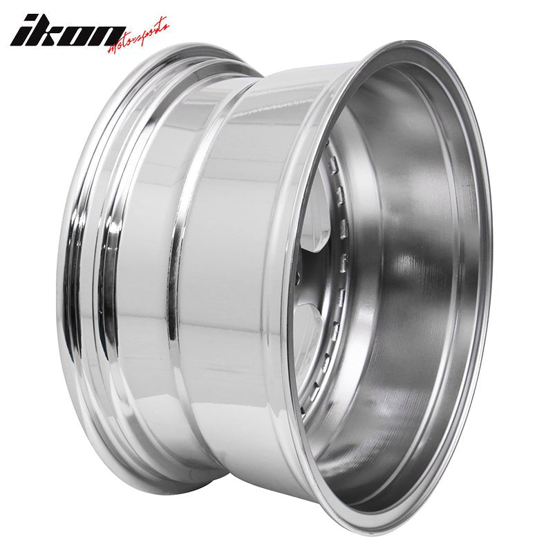 (2) 18X9.0 +30 5X100 / 5X114.3 Step Lip 5 Spoke Wheels Rim Accessories