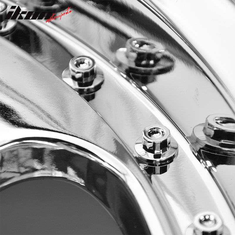 (2) 18X9.0 +30 5X100 / 5X114.3 Step Lip 5 Spoke Wheels Rim Accessories