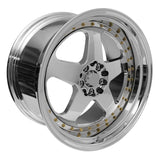 (2) 18X9.0 +30 5X100 / 5X114.3 Step Lip 5 Spoke Wheels Rim Replacement