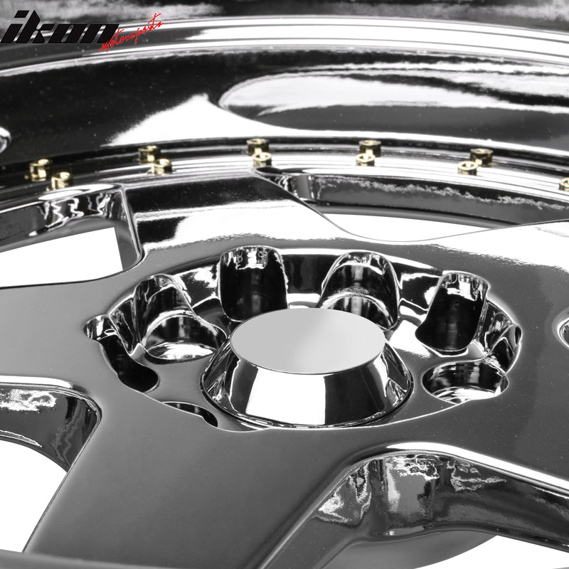 (2) 18X9.0 +30 5X100 / 5X114.3 Step Lip 5 Spoke Wheels Rim Replacement