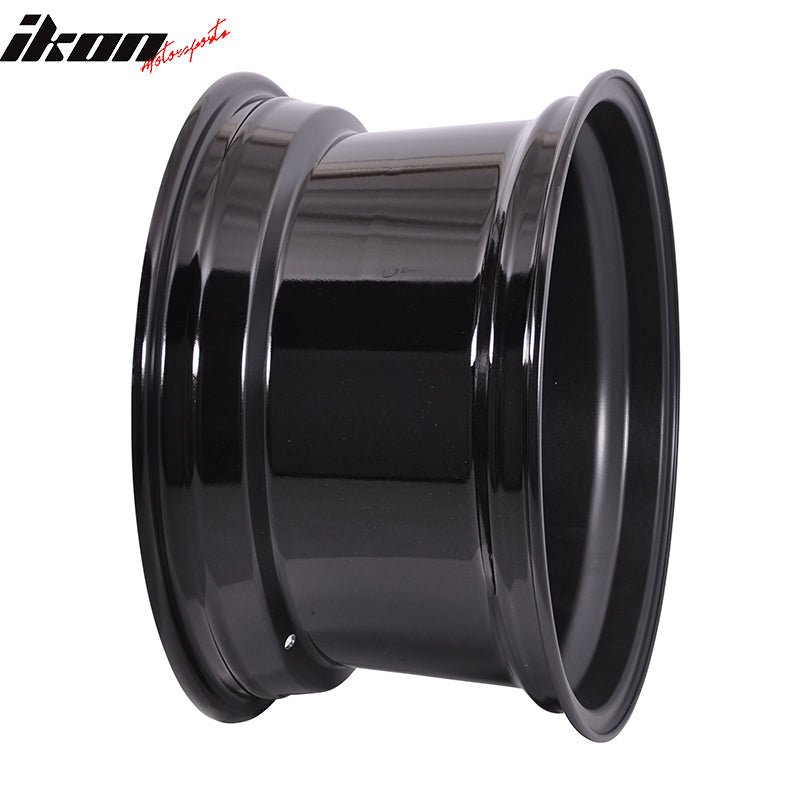 (4) 17X8.5 +25 5X100 / 5X114.3 Step Lip Deep Dish Mesh Wheels Rims