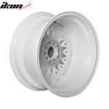 (4) 17X8.5 +25 5X100 / 5X114.3 Step Lip Deep Dish Mesh Wheels Rims