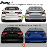 2022-2024 Honda Civic EX Touring Rear Bumper Cover Set + Exhaust Pipe