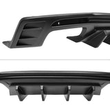 2014-2015 Camaro 6th ZL1 Style Rear Bumper + 3PC Diffsuer w/ Reflector