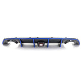 2015-2023 Dodge Charger Rear Diffuser & Red LED Blue Reflective Tape