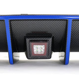 2015-2023 Dodge Charger Rear Diffuser & Red LED Blue Reflective Tape