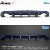 2012-2014 Dodge Charger OE Style Rear Diffuser + Reflective Tape
