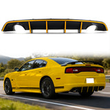 2012-2014 Charger SRT8 V2 Style Rear Diffuser w/ Reflective Tape
