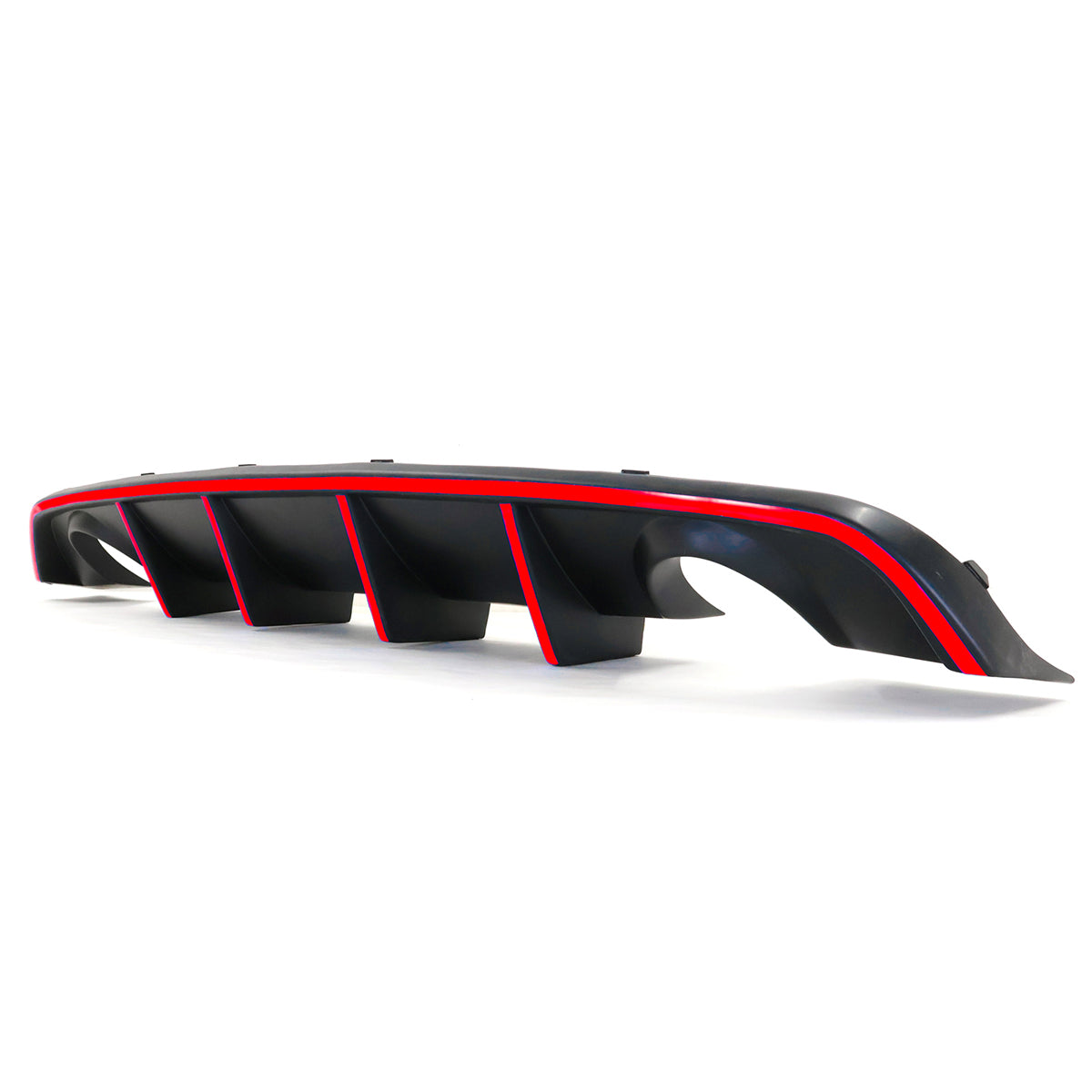 2012-2014 Charger SRT8 V2 Style Rear Diffuser w/ Reflective Tape