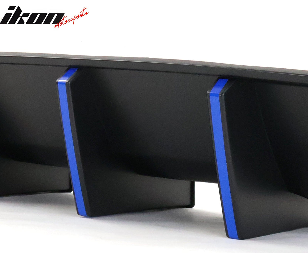 Rear Bumper Diffuser for 2020-2024 Dodge Charger Widebody IKON Style P