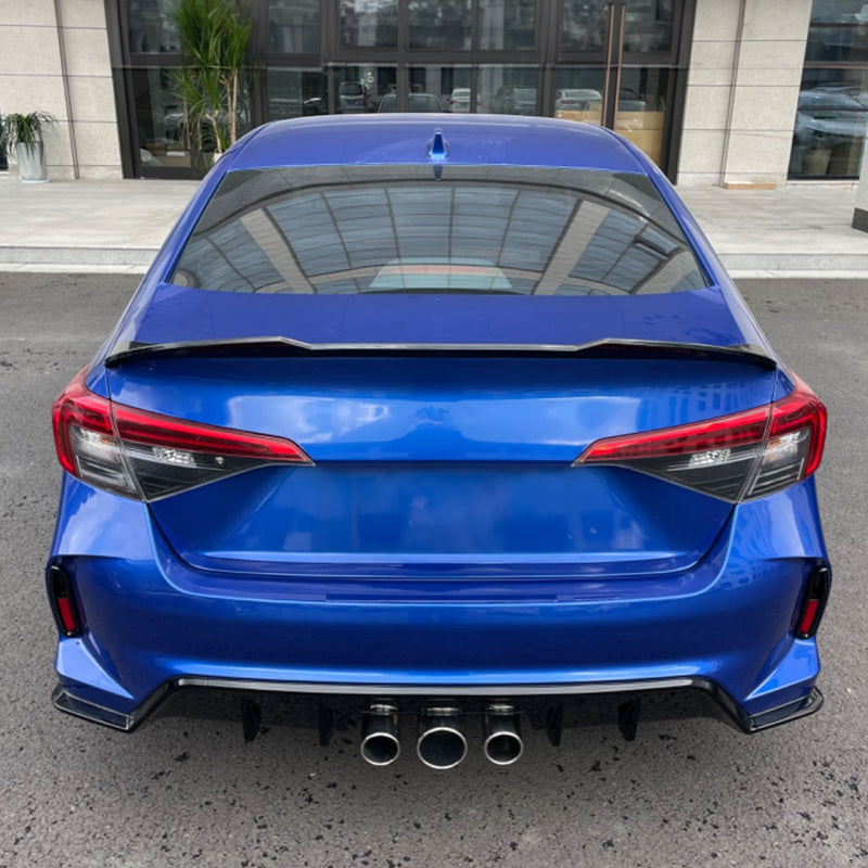 2022-2024 Honda Civic LX Sport Rear Bumper Cover Set + Exhaust Pipe