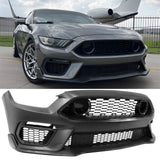2015-2017 Ford Mustang EcoBoost Front Bumper Cover Lower Upper Grill