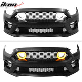 2015-2017 Ford Mustang Front Bumper Cover Led Grille 2024 Headlights