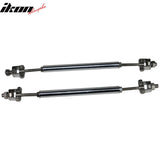 Honda Civic 62"-66" 3PCS A Style Black Front Lip with Strut Rods