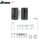 Honda Civic 62"-66" 3PCS A Style Black Front Lip with Strut Rods