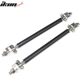 Honda Civic 62"-66" 3PCS A Style Black Front Lip with Strut Rods