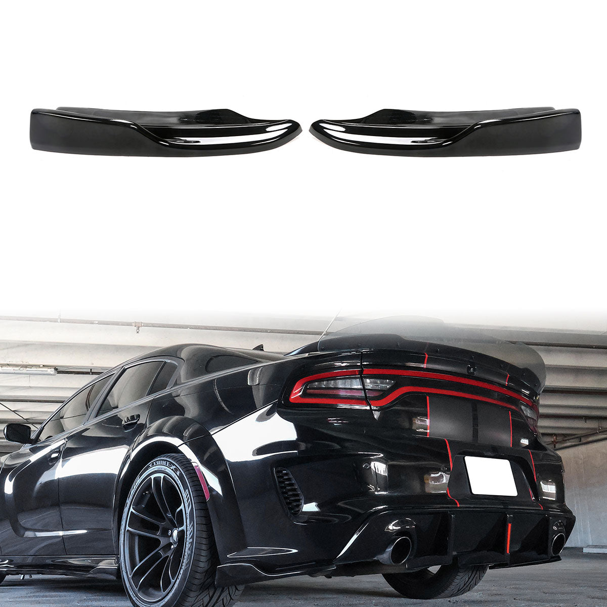 2020-2023 Charger Widebody Rear Diffuser Lip Apron Spat PP