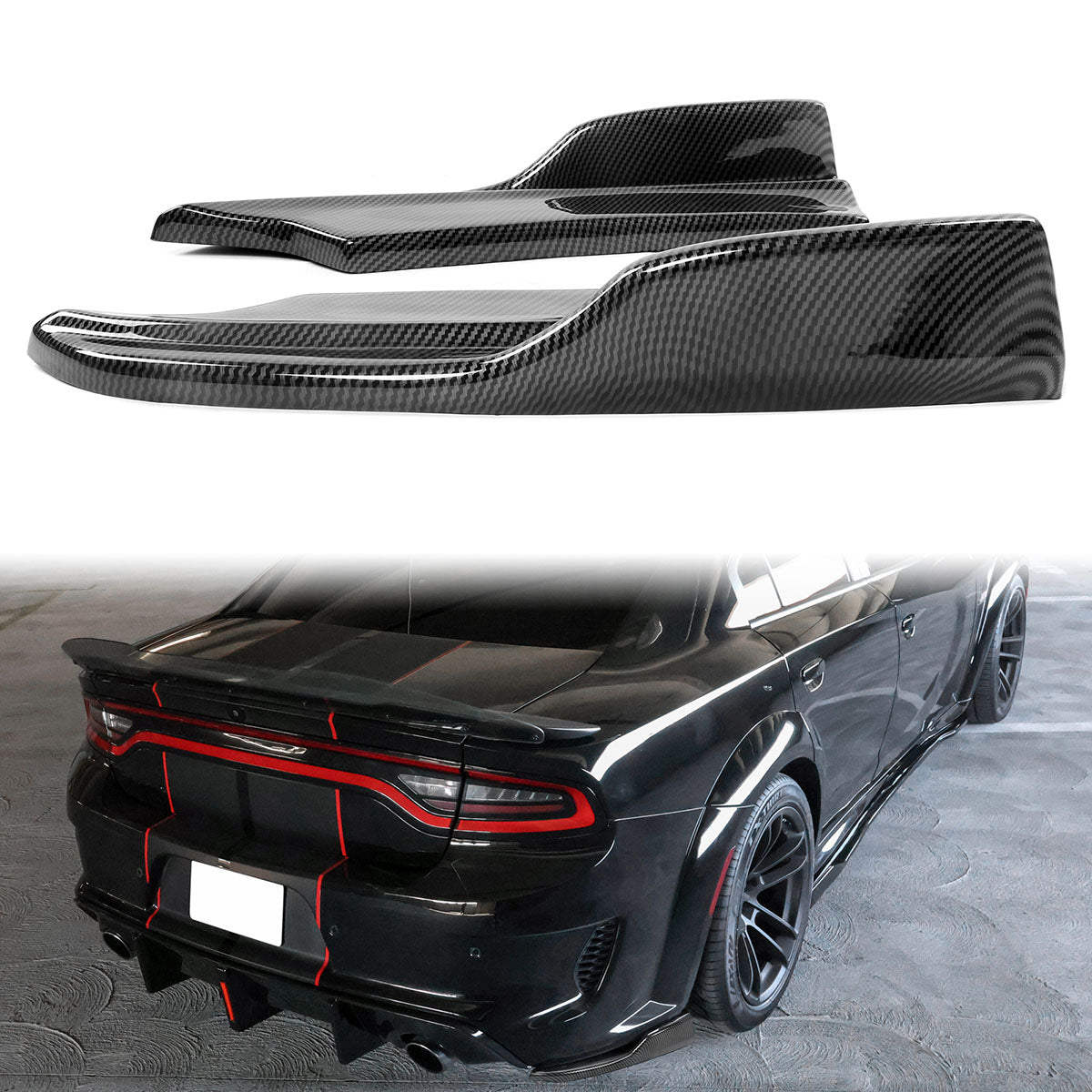 2020-2023 Dodge Charger IKON Rear Diffuser Apron Spat PP