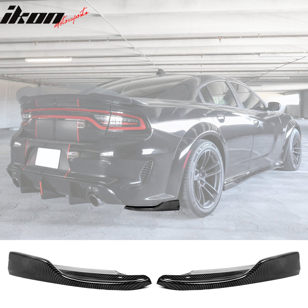 2020-2023 Dodge Charger IKON Rear Diffuser Apron Spat PP