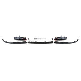 2021-2025 BMW G22 G23 4-Series Gloss Black Front Rear Lip + Side Skirt