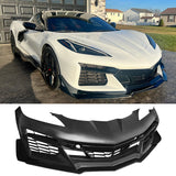 2020-2025 Chevrolet Corvette Z06 Z07 Style Front Bumper Conversion PP