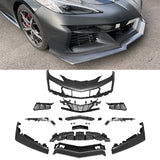 2020-2025 Chevrolet Corvette E-RAY Style Front Bumper Conversion PP