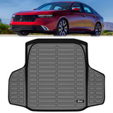 Floor Mats & Trunk Mat for Honda Accord 2023-2026 All Weather 3D Black TPE