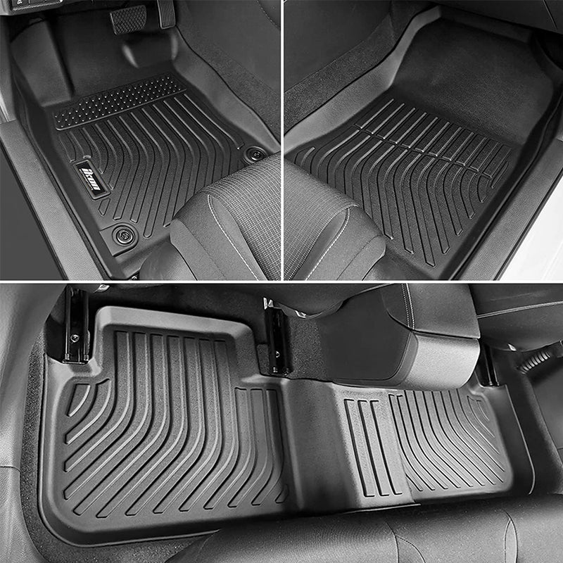 All Weather 3D Black Floor Mats + Trunk Mat for Honda Civic 2022-2026 TPE