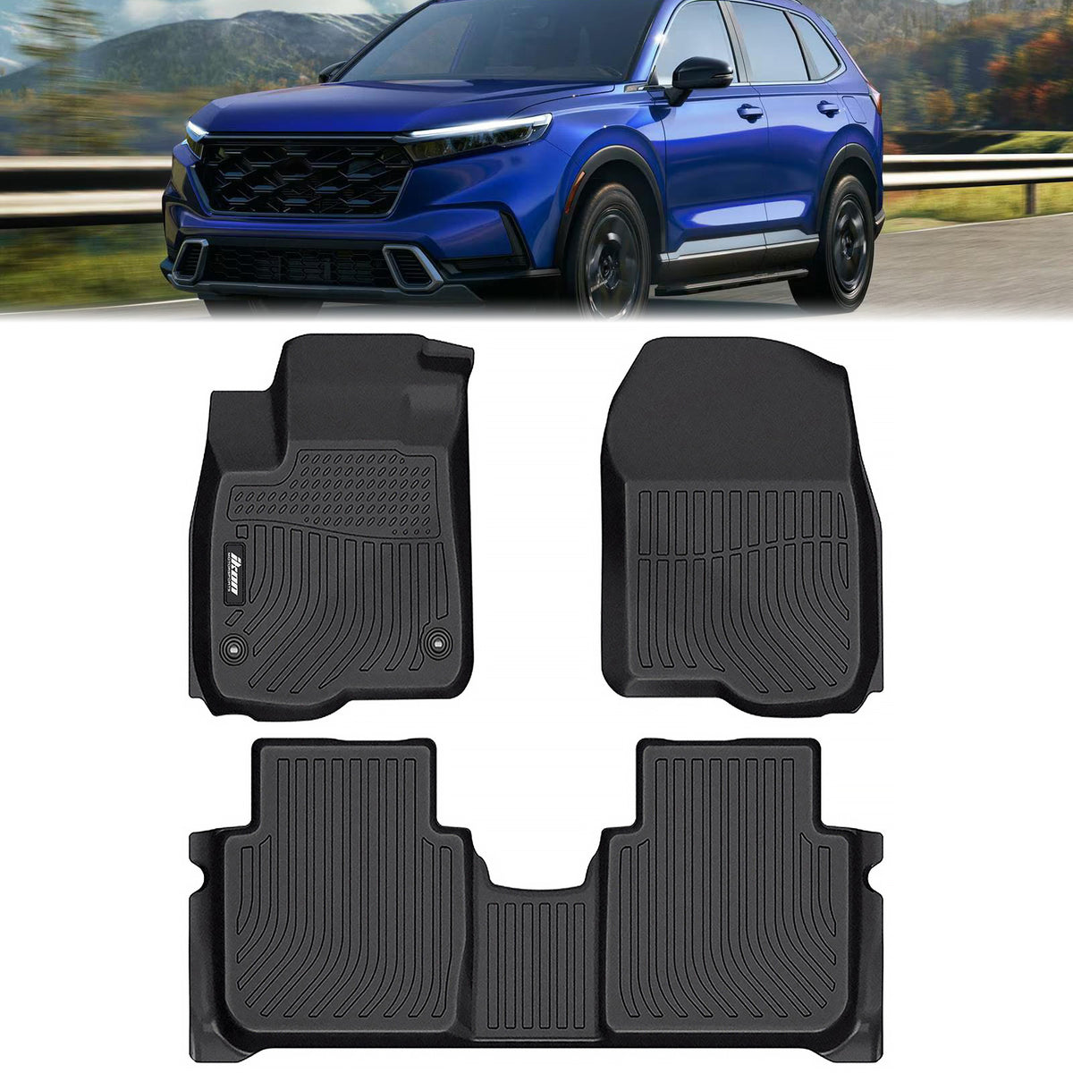 Car Floor Mat for 2023-2025 Honda CR-V All Weather Rear Liner TPE