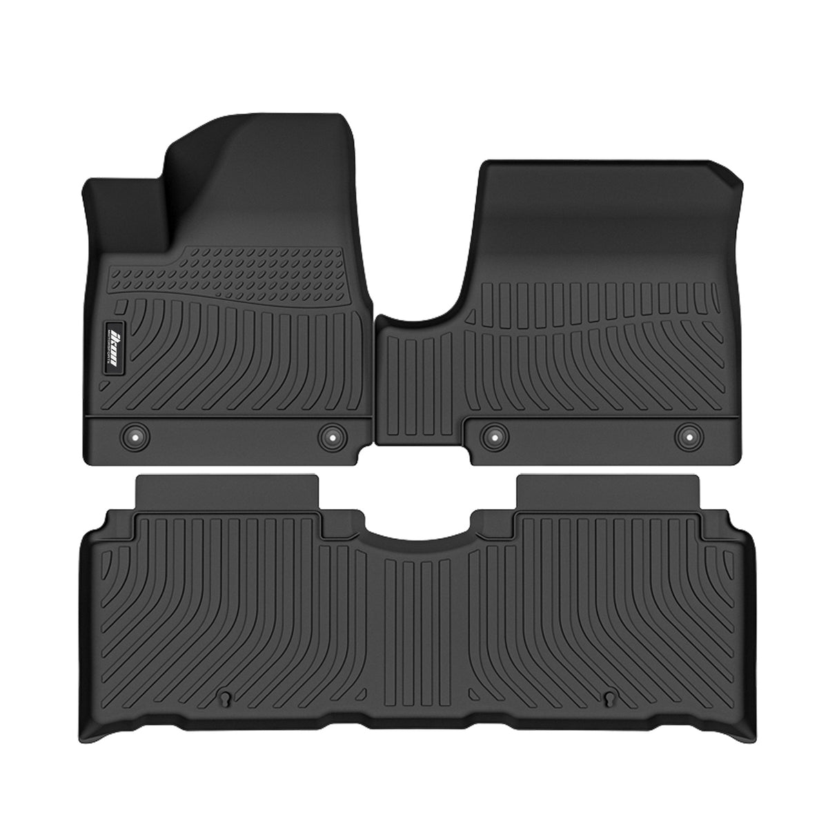 3D Molded Black Floor Mats + Trunk Mat for Hyundai Ioniq 5 2022-2024 TPE