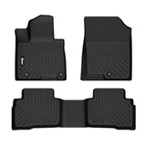 2022-2024 Hyundai Tucson Hybrid 3D Black Floor Mats + Trunk Mat TPE