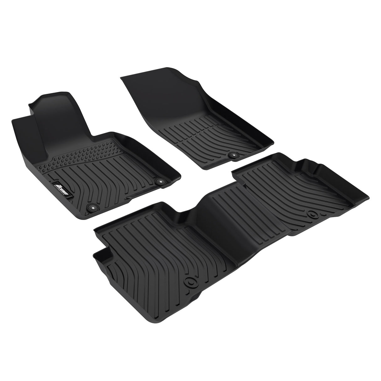 2022-2024 Hyundai Tucson Hybrid 3D Black Floor Mats + Trunk Mat TPE