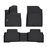 2022-2024 Hyundai Tucson Hybrid 3D Black Floor Mats + Trunk Mat TPE