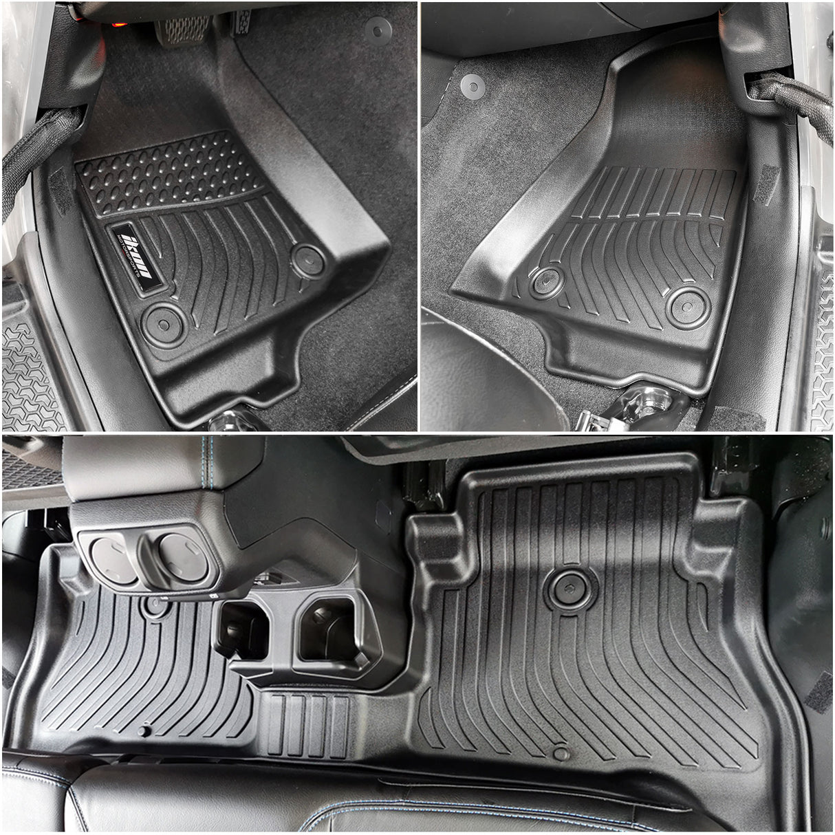 Car Floor Mat for 2021-2025 Jeep Wrangler All Weather Liner TPE
