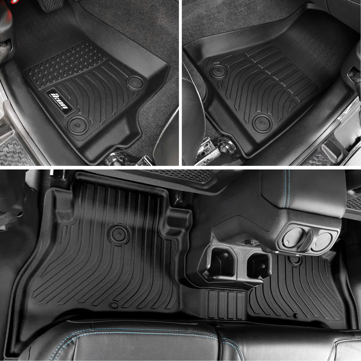 Car Floor Mat for 2021-2025 Jeep Wrangler All Weather Liner TPE