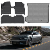 2022-2024 Kia EV6 All Weather 3D Floor Mat Carpets + Trunk Mat TPE