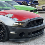 2010-2014 Ford Mustang GT500 Style Front Bumper Cover w/ Grille Lip