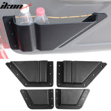 2021-2025 Ford Bronco 4-Door Black Door Storage Box TPE + ABS 4PCS