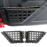 2021-2025 Ford Bronco 4-Door Black Door Storage Pocket Box ABS 4PCS