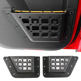 2021-2025 Ford Bronco 4-Door Black Door Storage Pocket Box ABS 4PCS