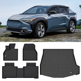 Floor Mats + Trunk Mat for 2023-2026 Subaru Solterra & Toyota bZ4X & 2026 bZ TPE 3D