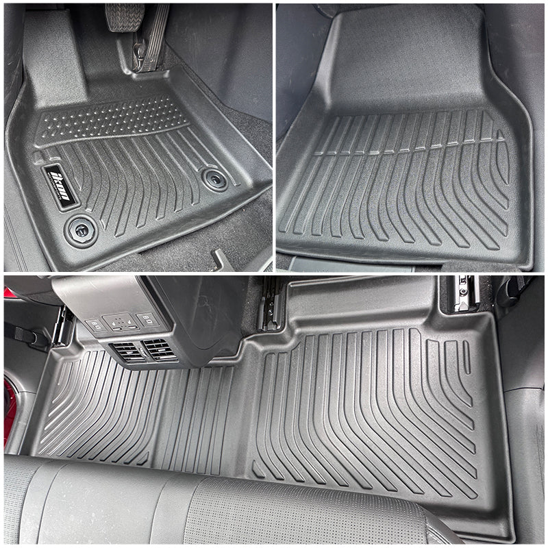 Floor Mats + Trunk Mat for 2023-2026 Subaru Solterra & Toyota bZ4X & 2026 bZ TPE 3D